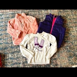 3 pc - LIKE NEW outerwear Girls lot - sz 4T